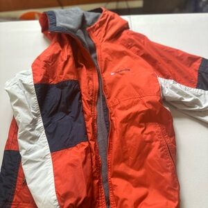London Fog Kids Orange and Navy Jacket